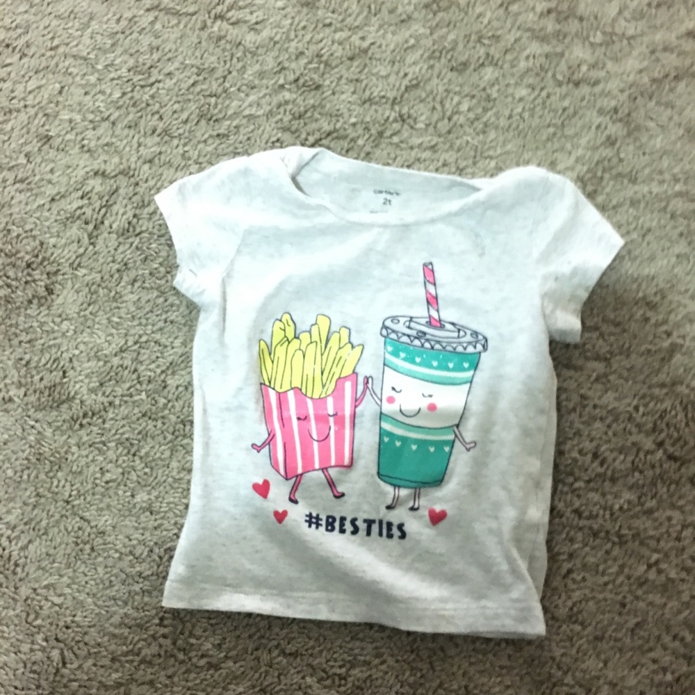 Carters girls 2t T-shirt.. cute and like new!!